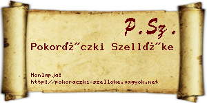 Pokoráczki Szellőke névjegykártya